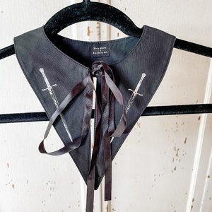 Halloween Spooky Goth Reversible Collar